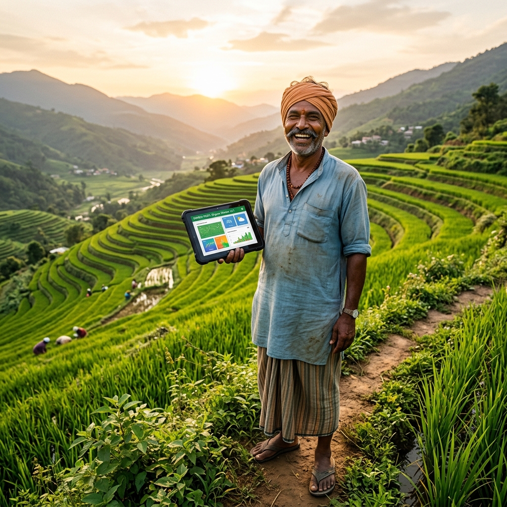 Terraced Farmer